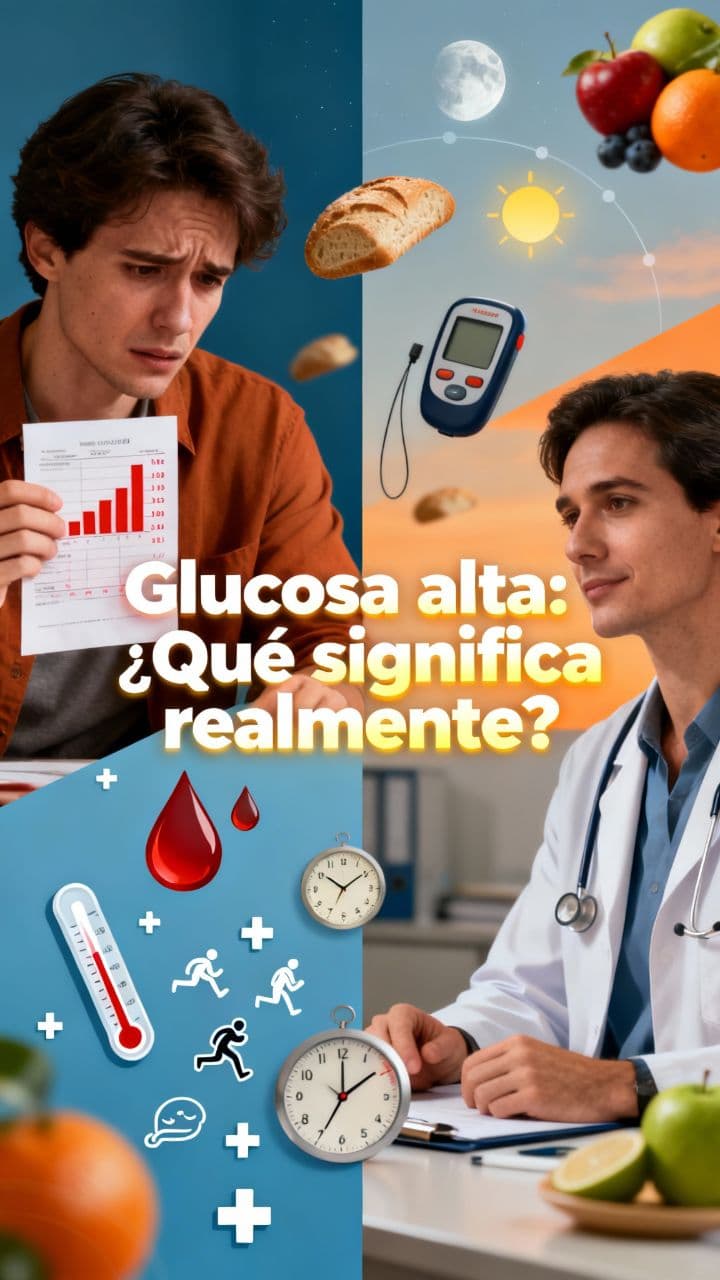 Glucosa alta: ¿Qué significa realmente?