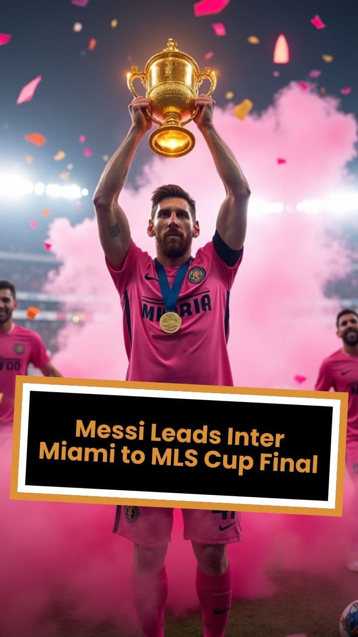 Messi Leads Inter Miami to MLS Cup Final