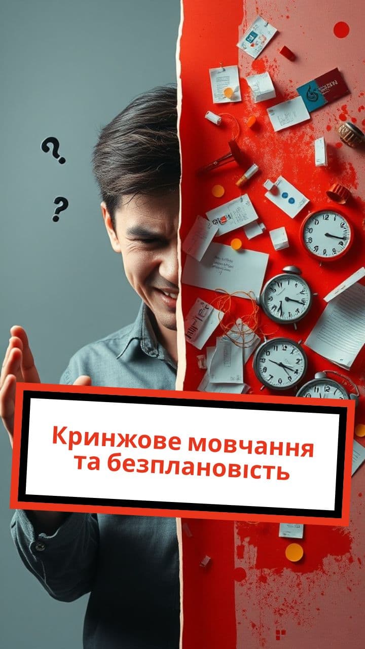 Кринжове мовчання та безплановість