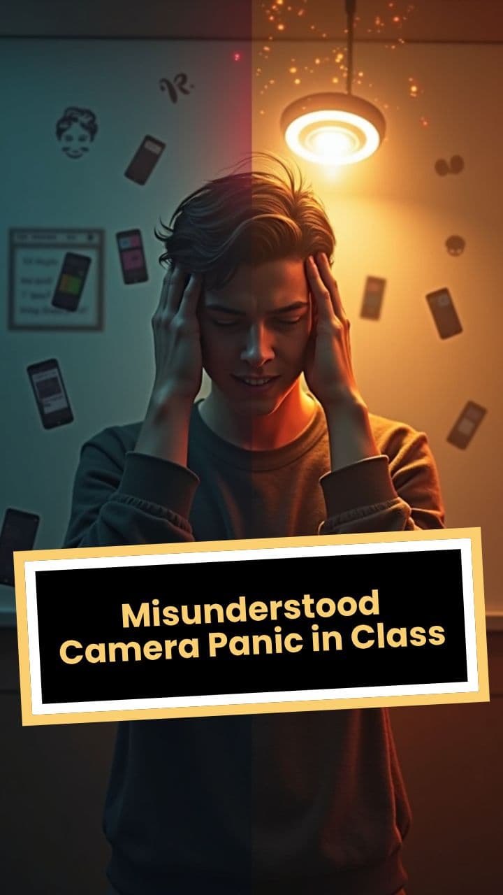 Misunderstood Camera Panic in Class