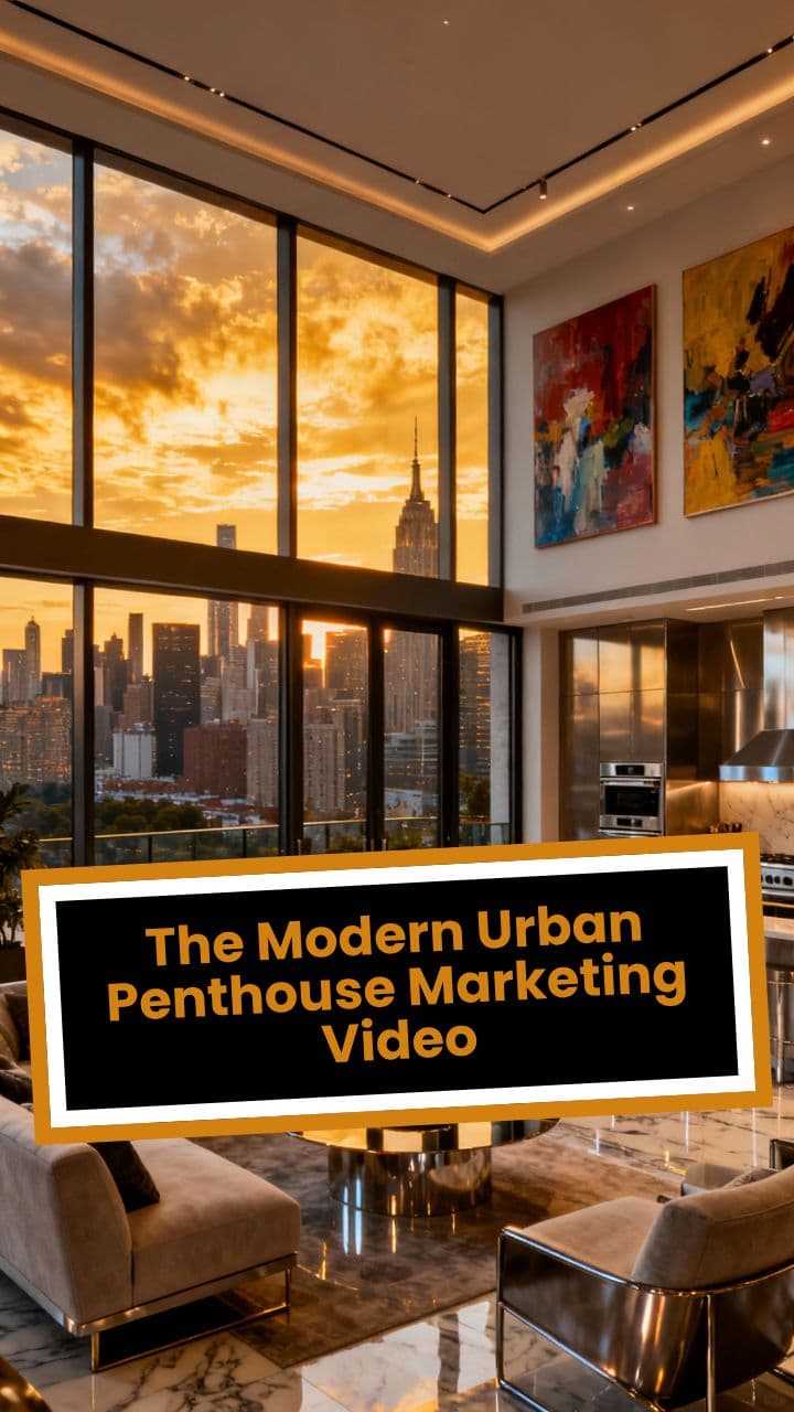 The Modern Urban Penthouse Marketing Video