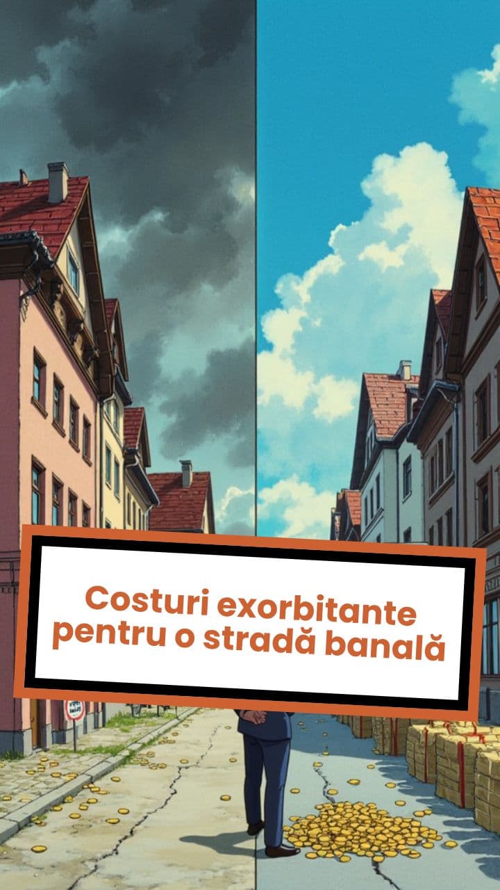 Costuri exorbitante pentru o stradă banală