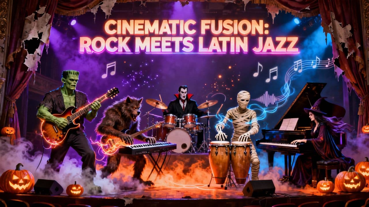 Cinematic Fusion: Rock Meets Latin Jazz