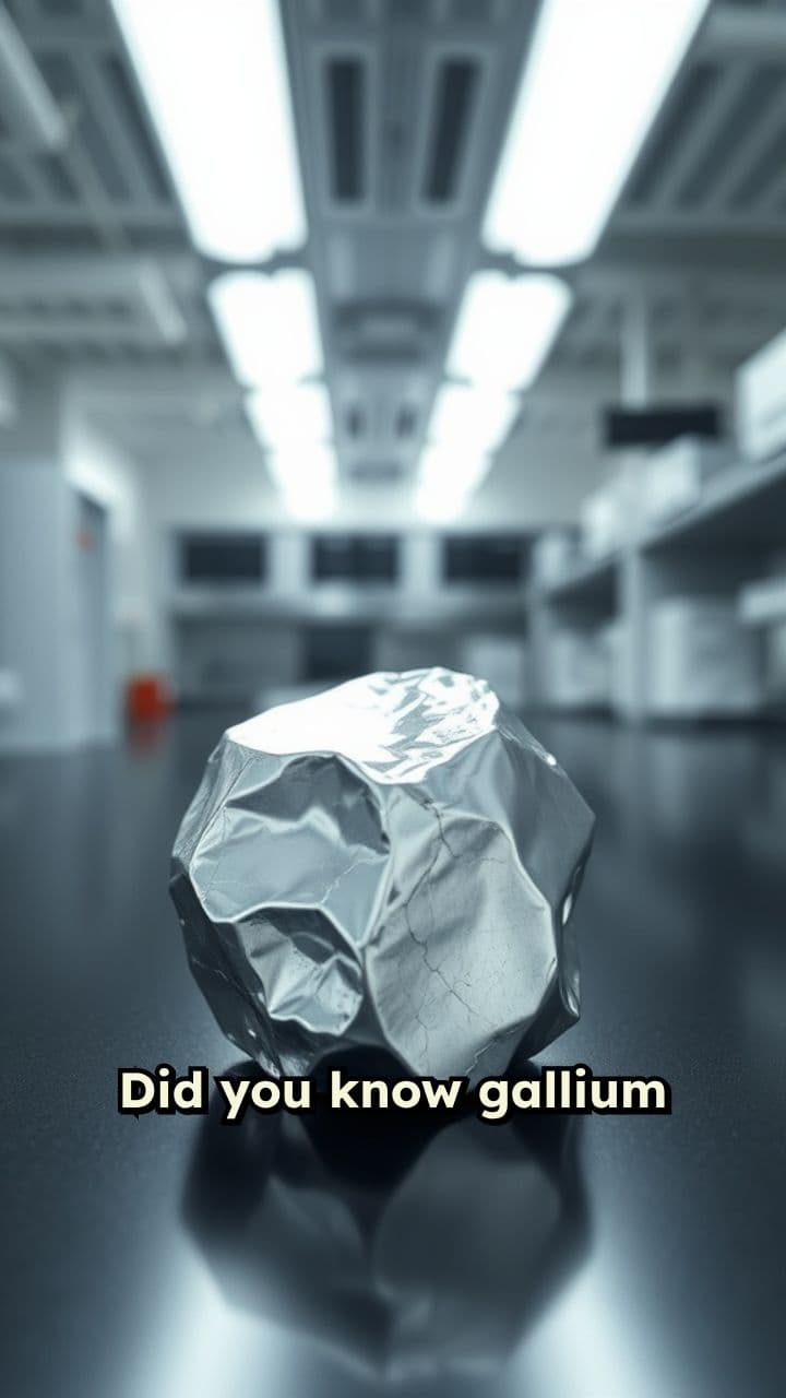 Gallium: The Metal That Melts in Your Hand