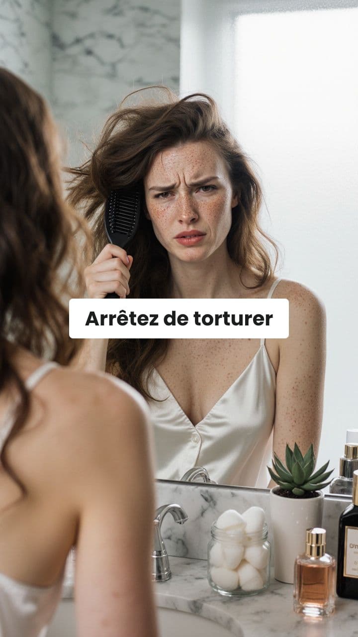Peigne électrique vaporisateur anti-nœuds