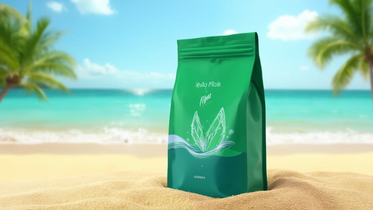 Refreshing Yerba Mate on the Beach