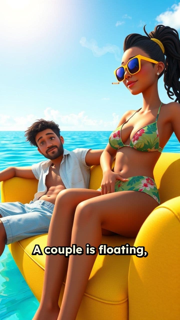 Sofa Explosion in Jamaican Sea