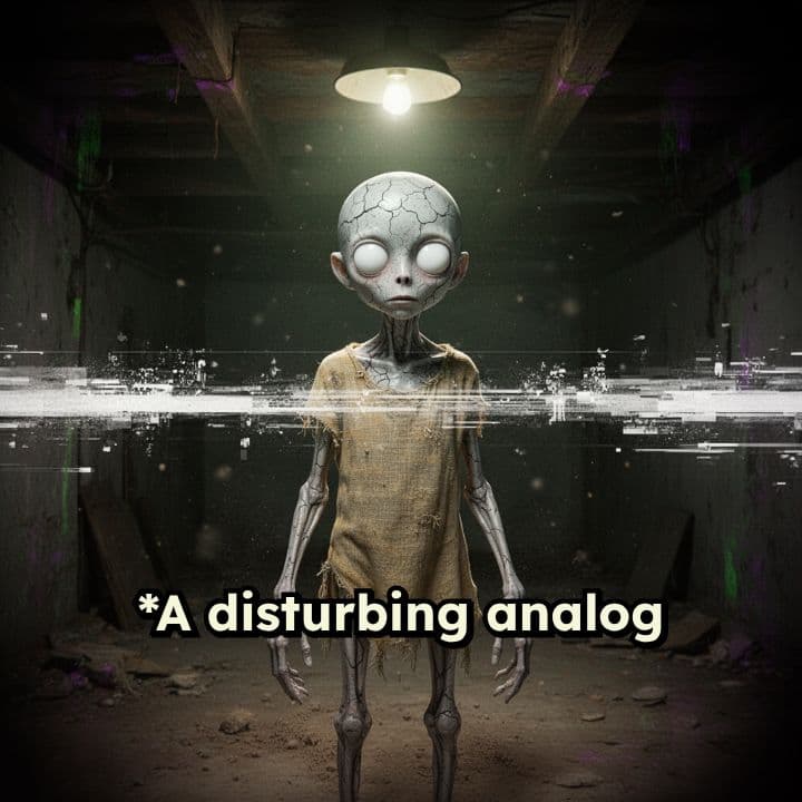 Porcelain Child at the Lens