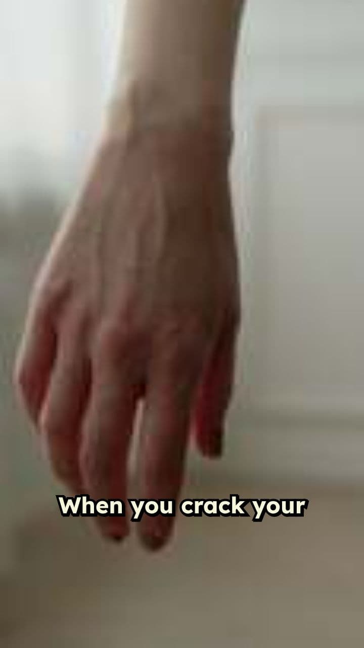 Why Knuckles Crack and Its Effects