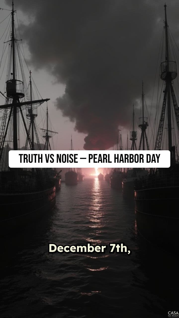 Pearl Harbor Day: Truth vs Noise