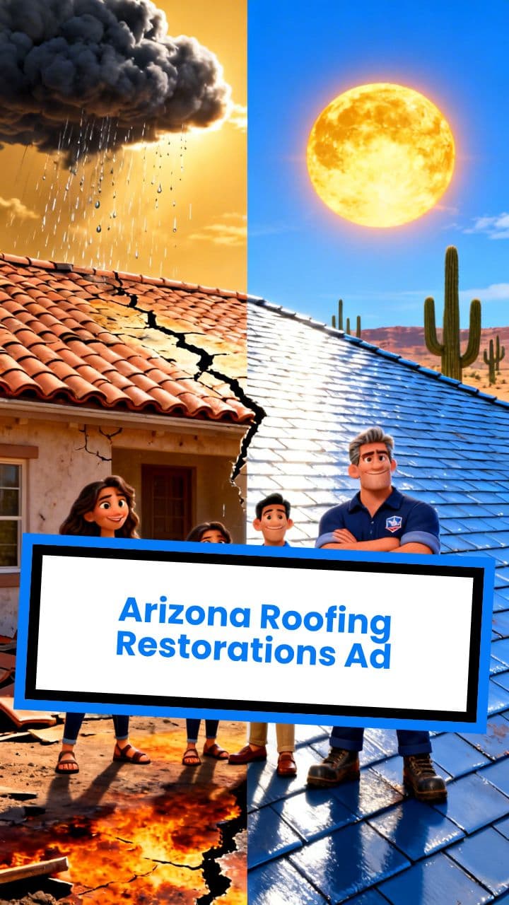 Arizona Roofing Restorations Ad