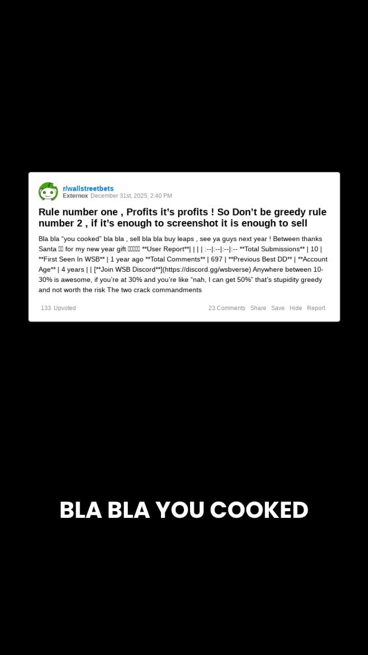 Take Profits, Don’t Get Greedy