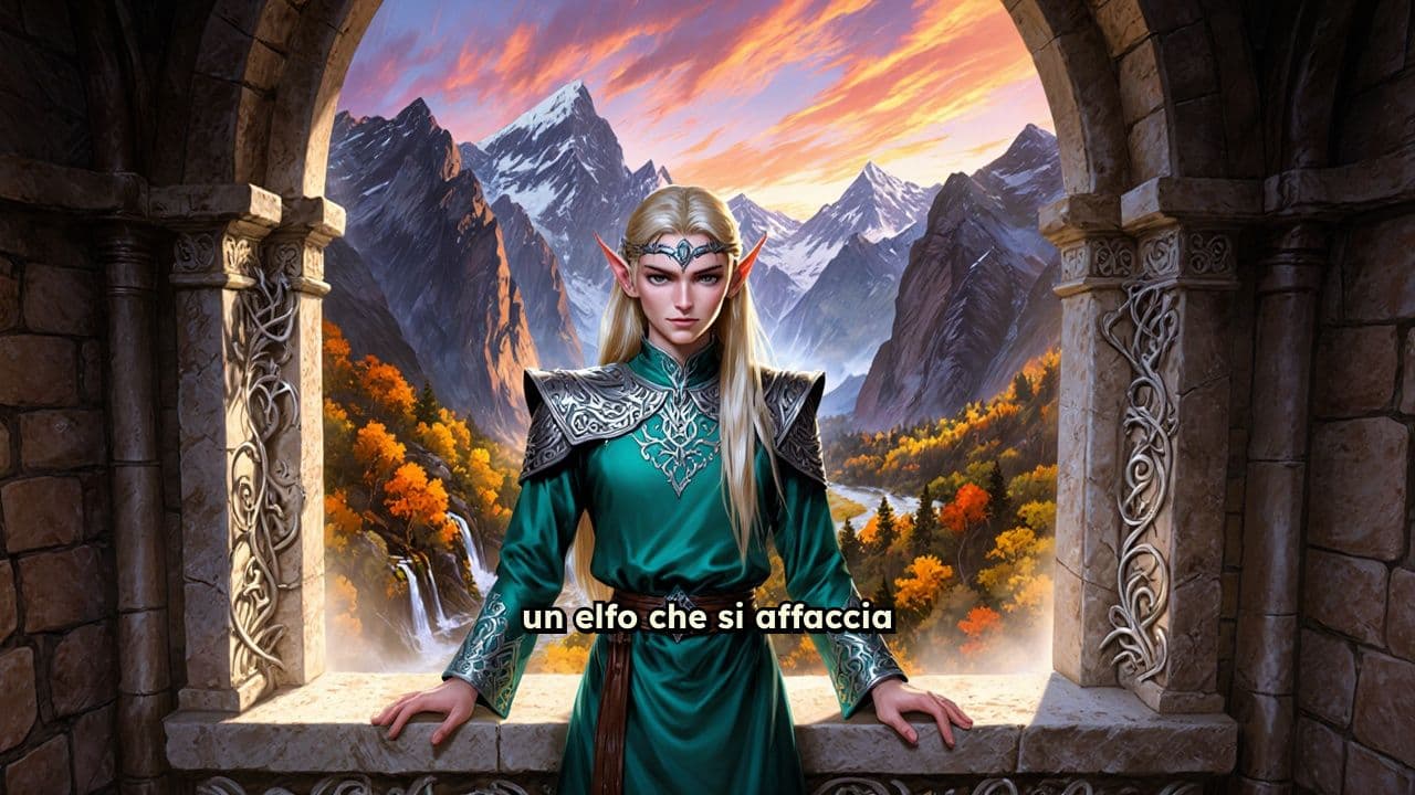 Un elfo alla finestra