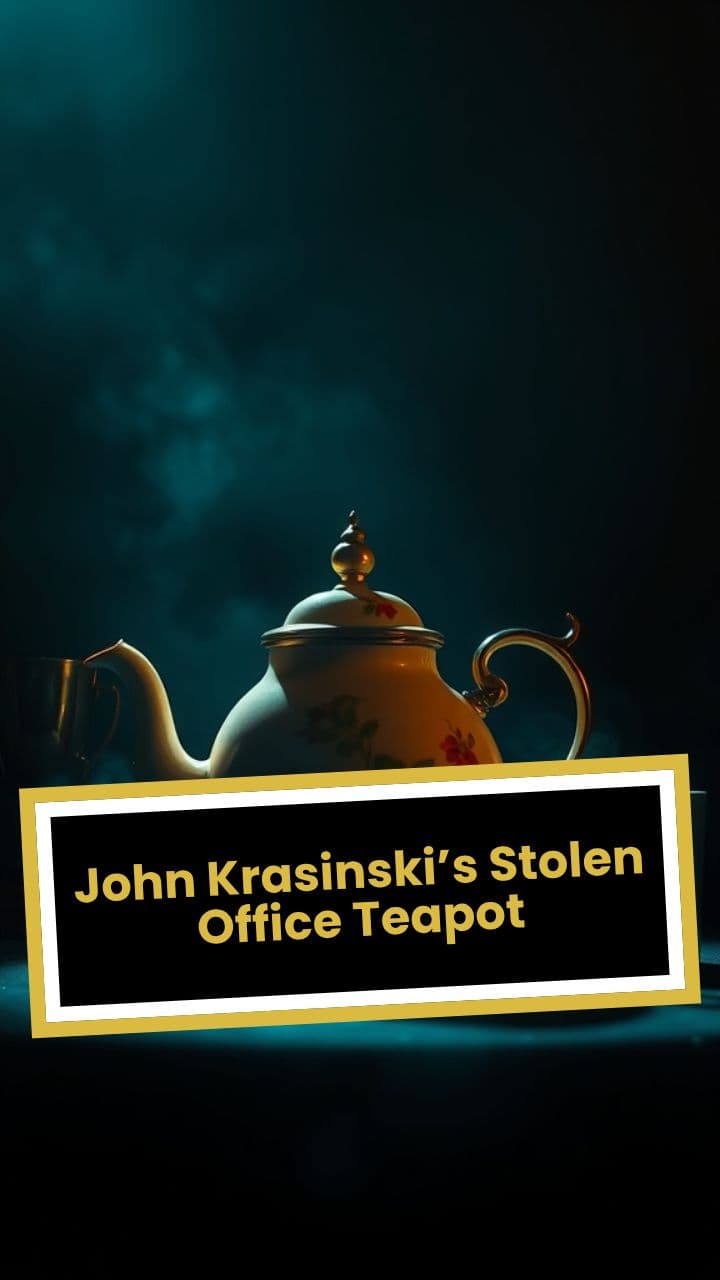 John Krasinski’s Stolen Office Teapot