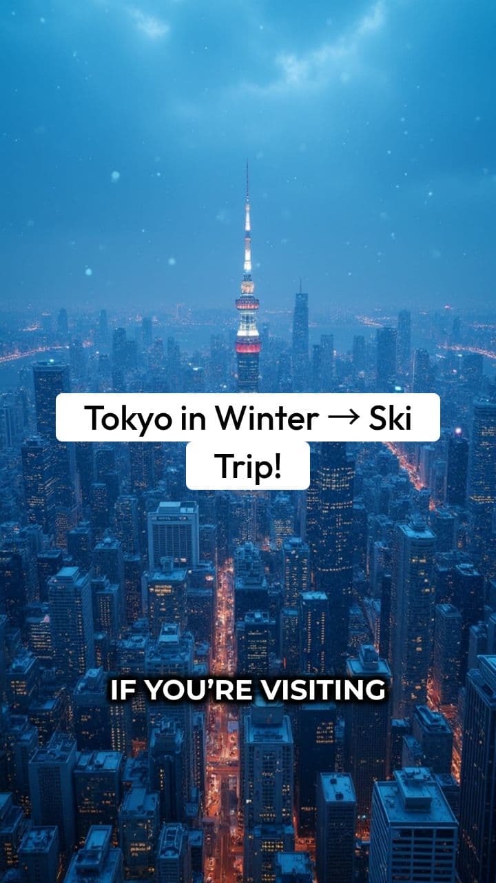 Ultra-Realistic Ski Resorts Near Tokyo — 8K Cinematic Edition