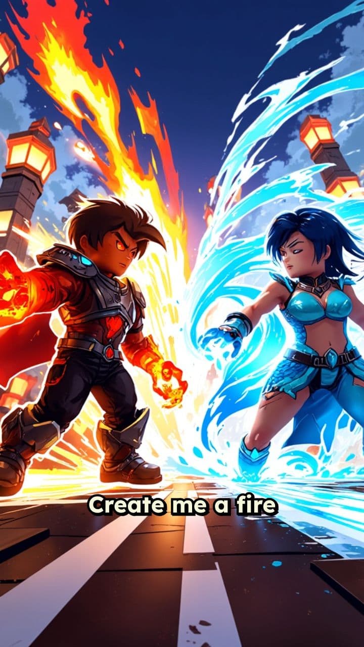 Fire vs Water Roblox Edit Sneak Peek