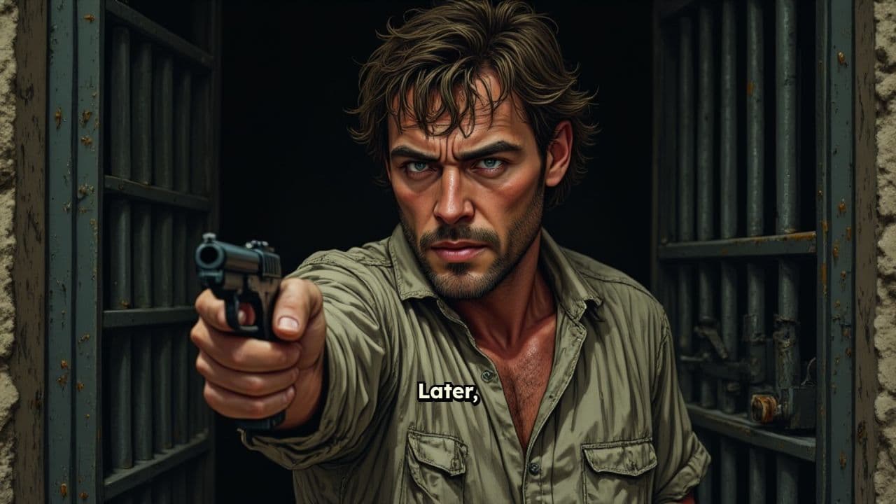 Escaping Jail With a Wooden Gun