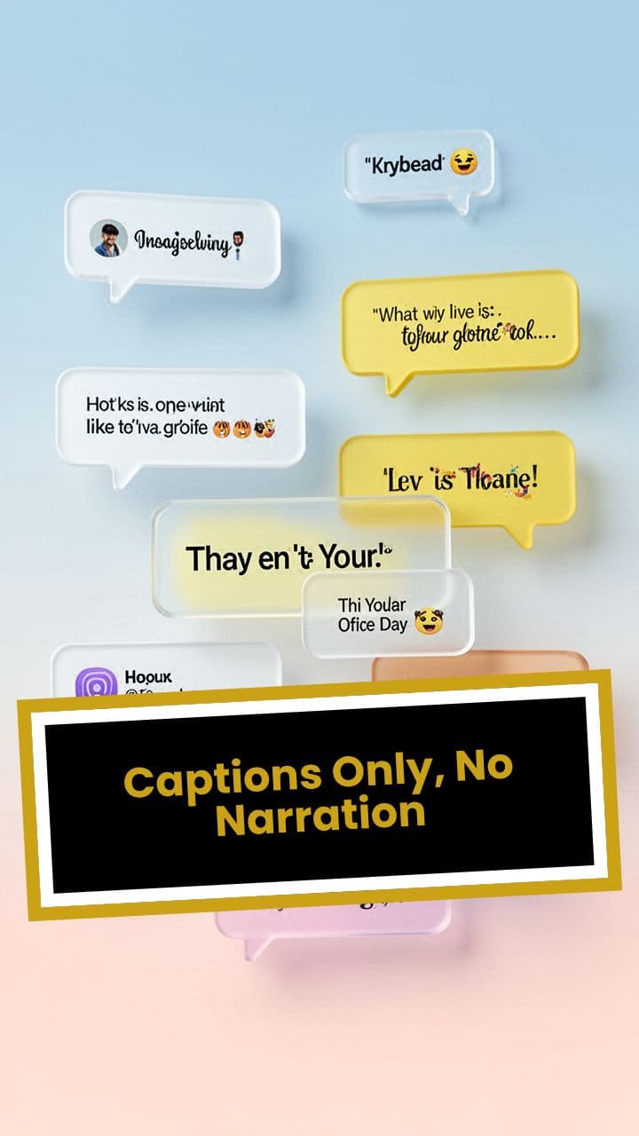 Captions Only, No Narration