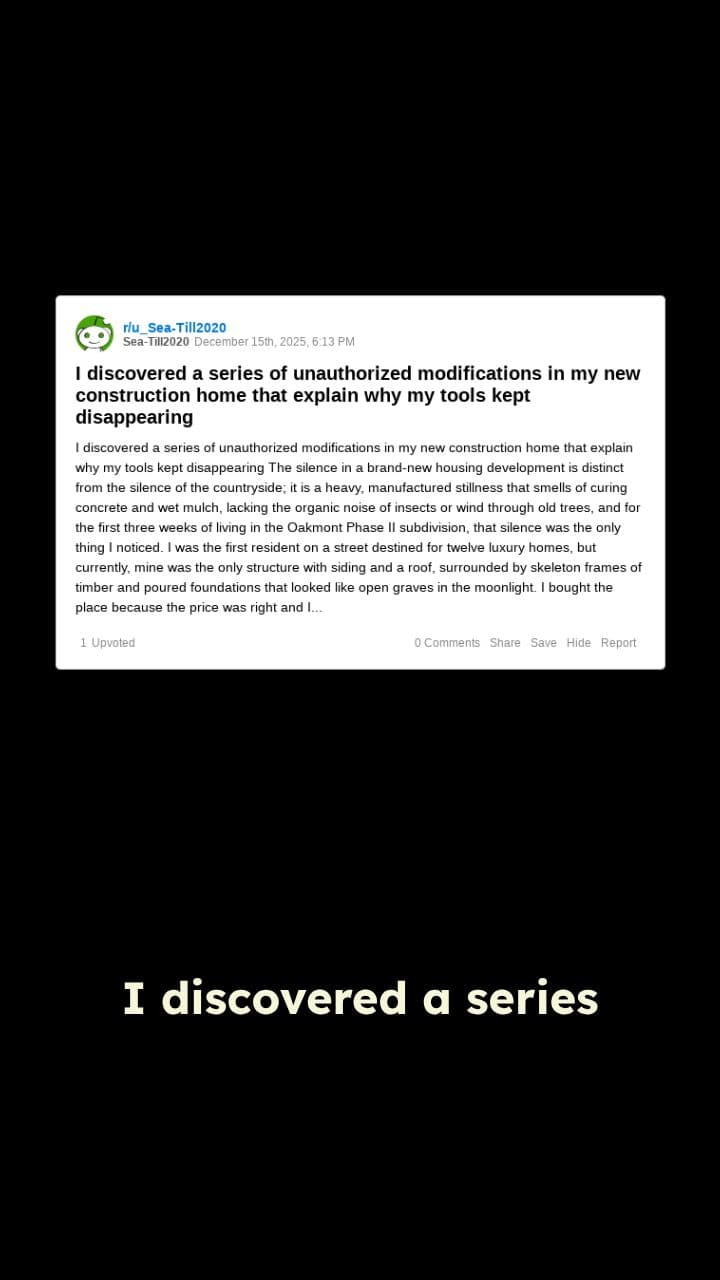 Unauthorized Modifications in a New Home