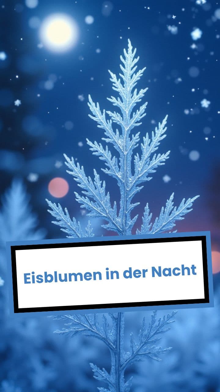Eisblumen in der Nacht