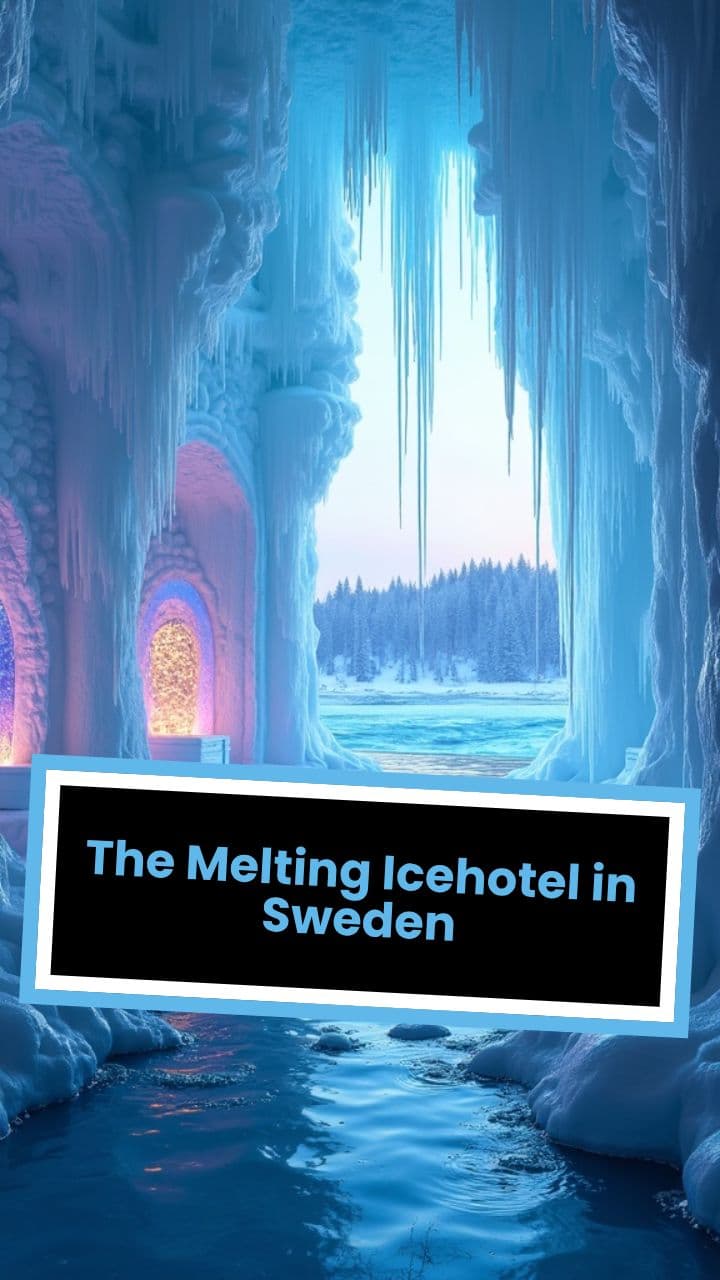 The Melting Icehotel in Sweden