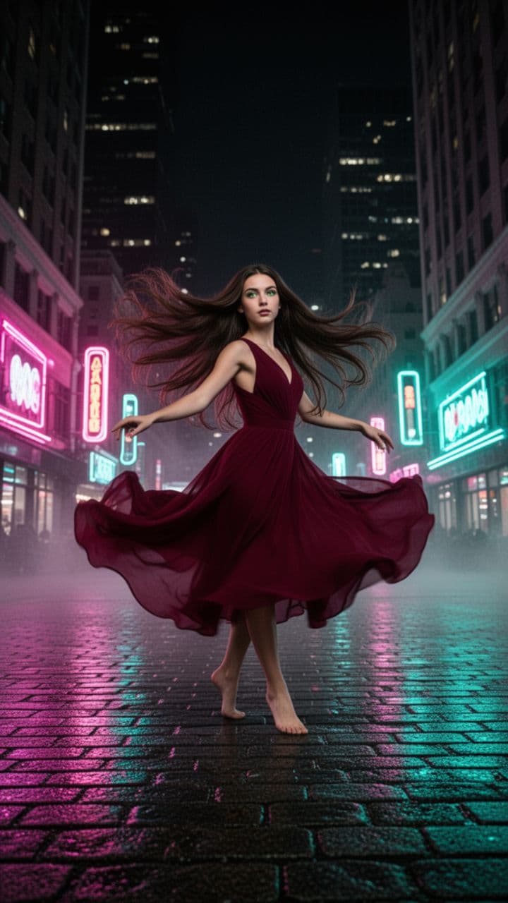 Ona tańczy wiatrem uroku