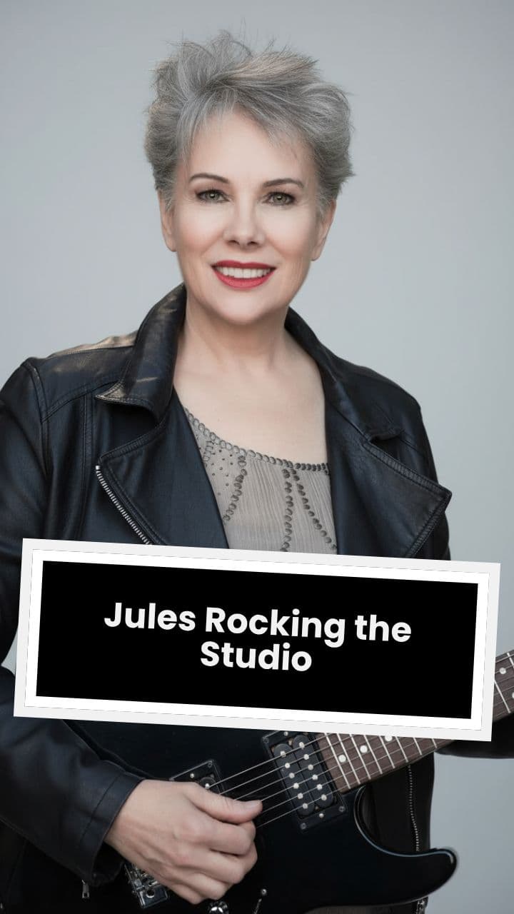 Jules Rocking the Studio