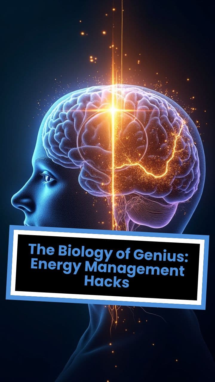 The Biology of Genius: Energy Management Hacks