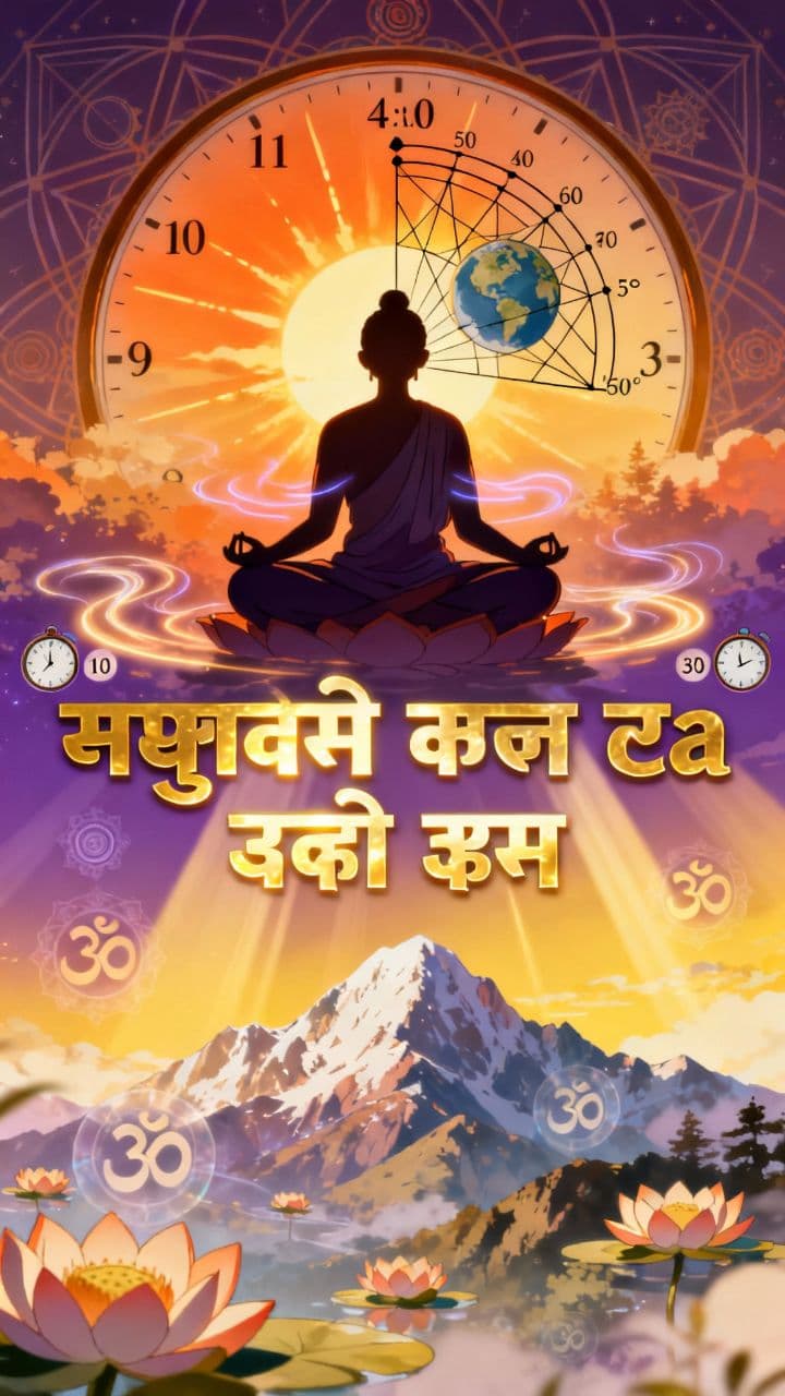 ध्यान करने का सही समय