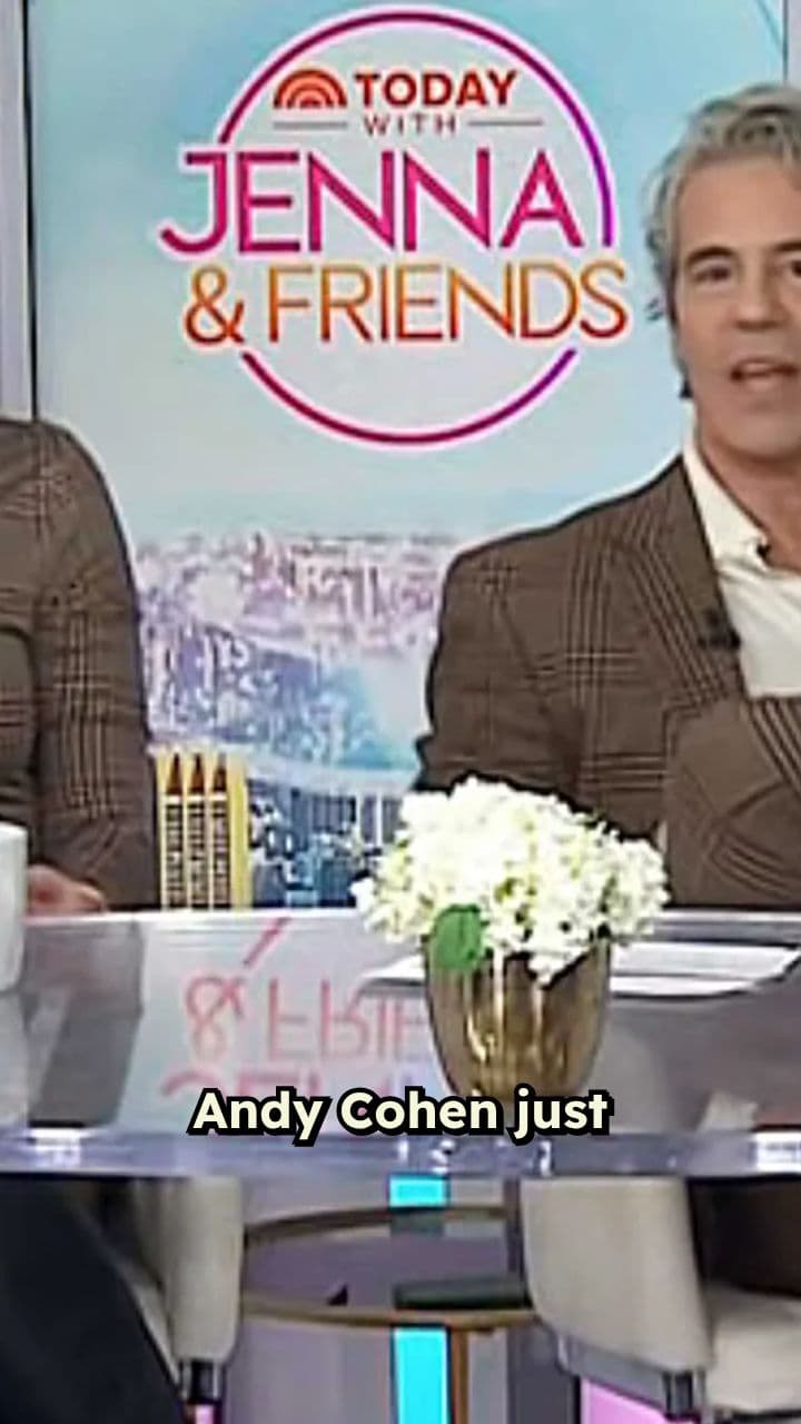 Andy Cohen Shows Off His Feet Live