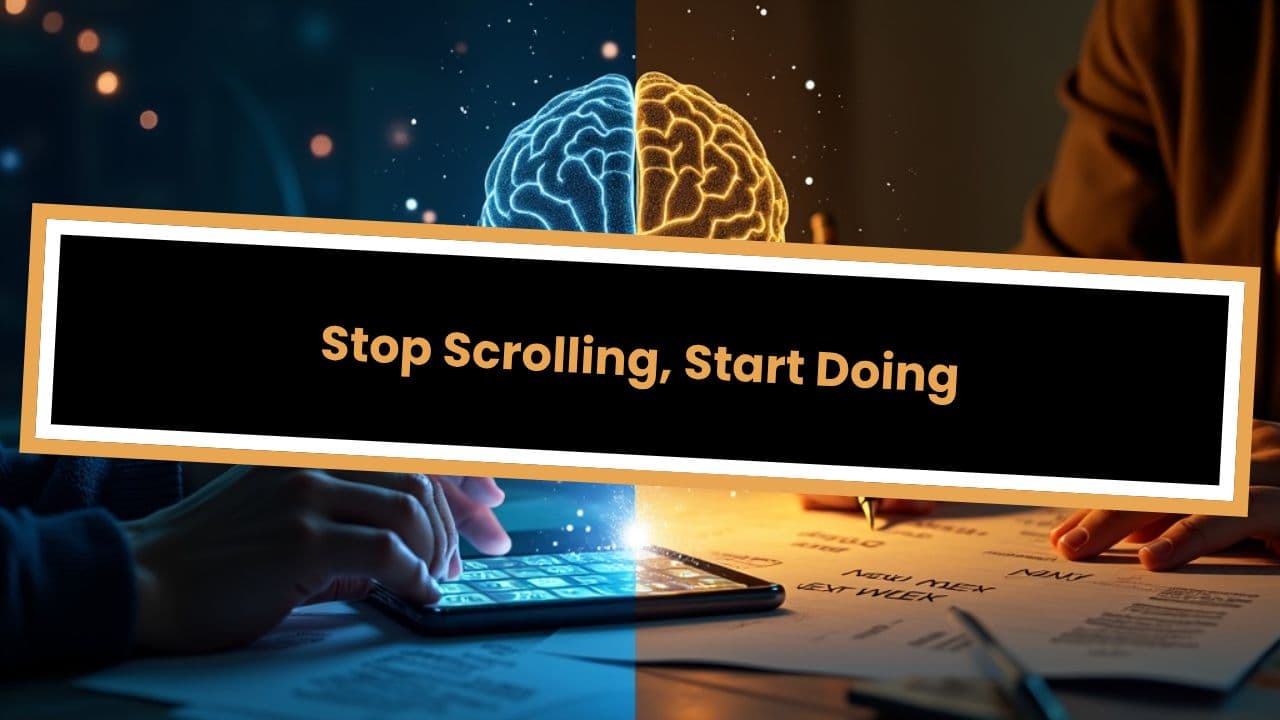 Stop Scrolling, Start Doing