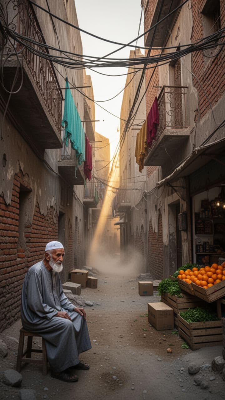 فيديو قديم لمنطقة عشوائية