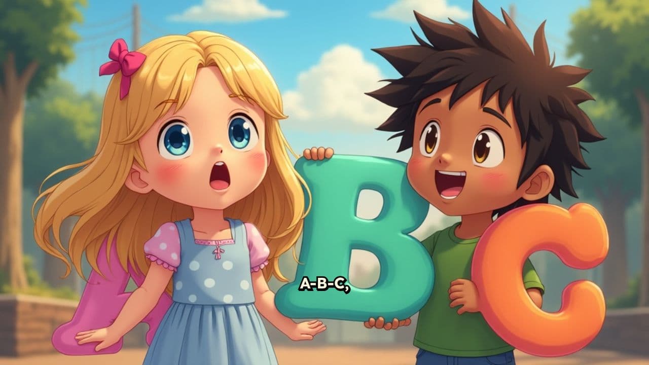 Happy Kids Learn Their ABCs