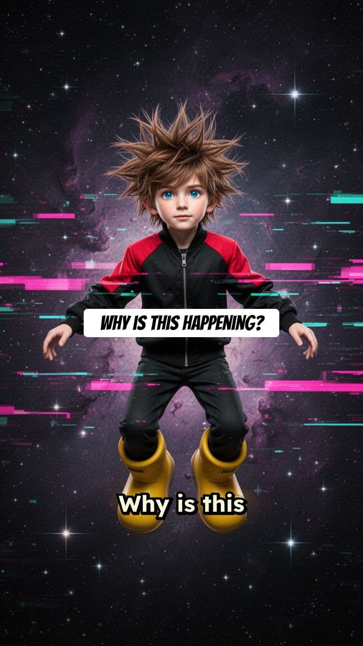 Sora's Glitchy Space Adventure