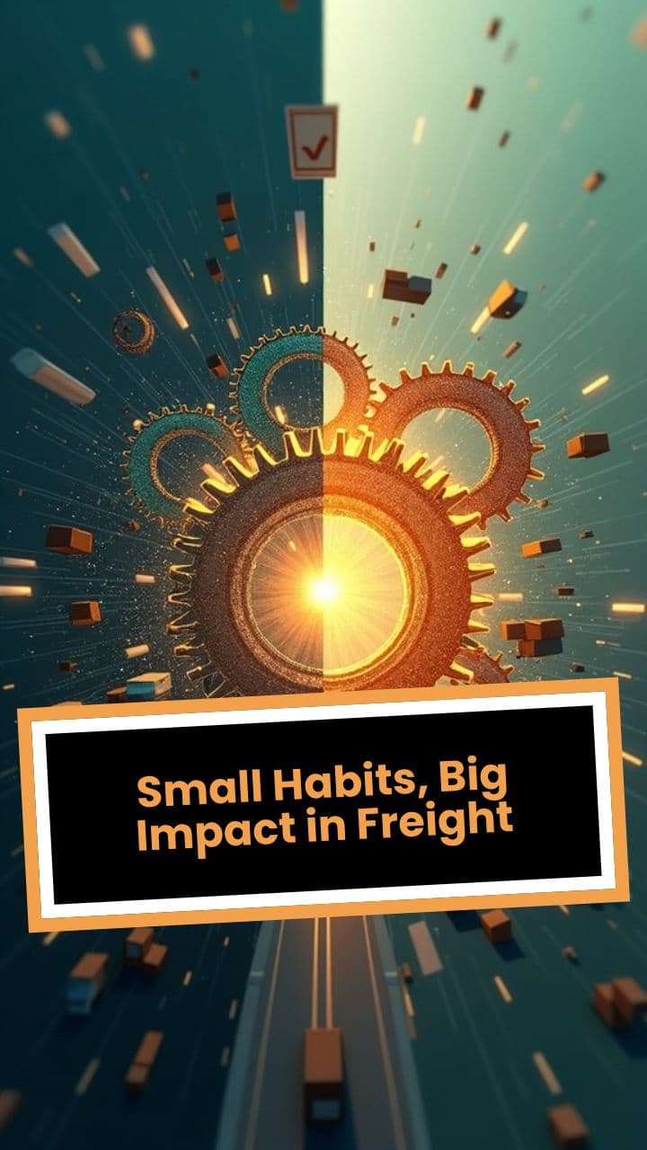 Small Habits, Big Impact in Freight