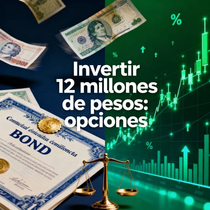 Invertir 12 millones de pesos: opciones