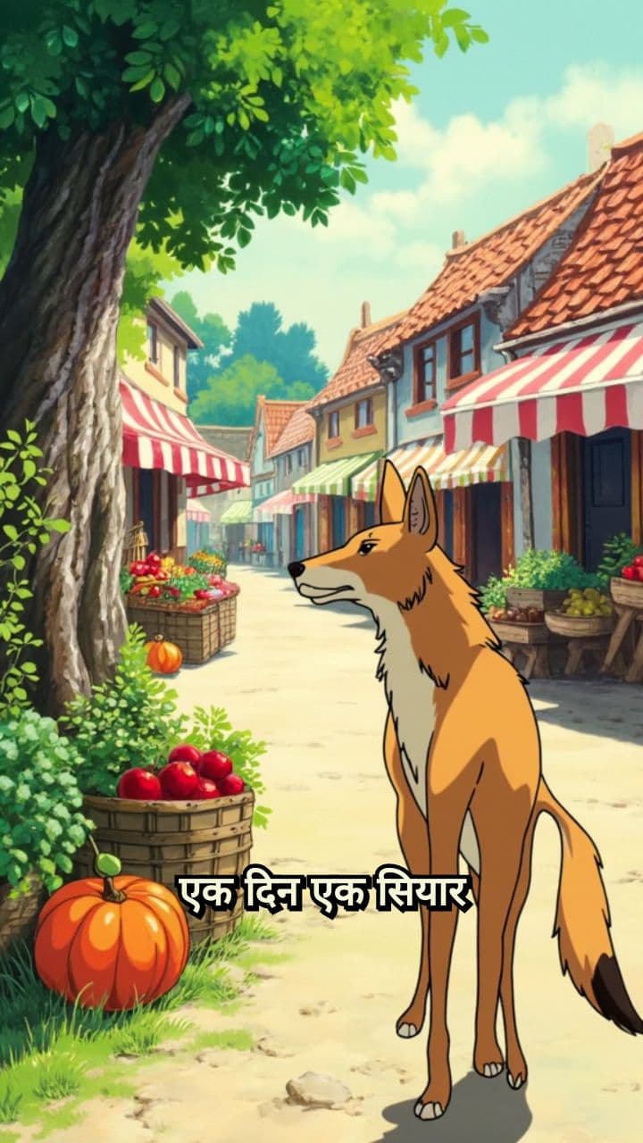 सियार और बकरों की लड़ाई