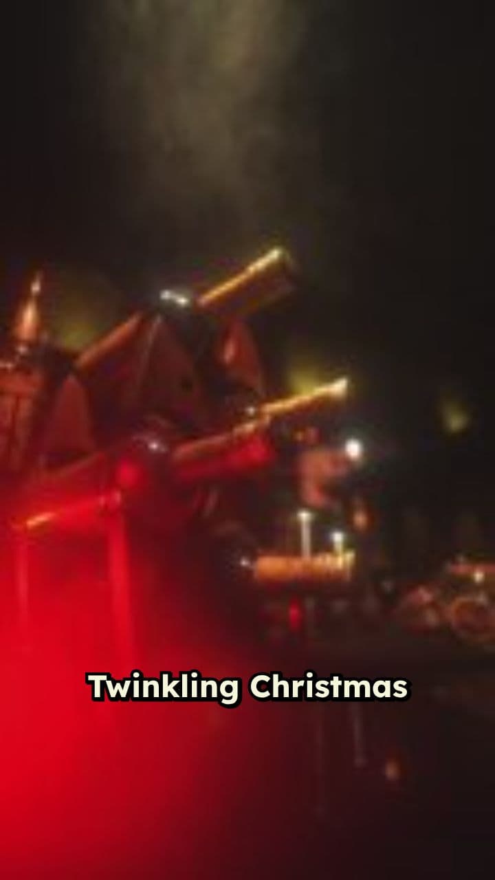 Twinkling Lights Over Winter Industry