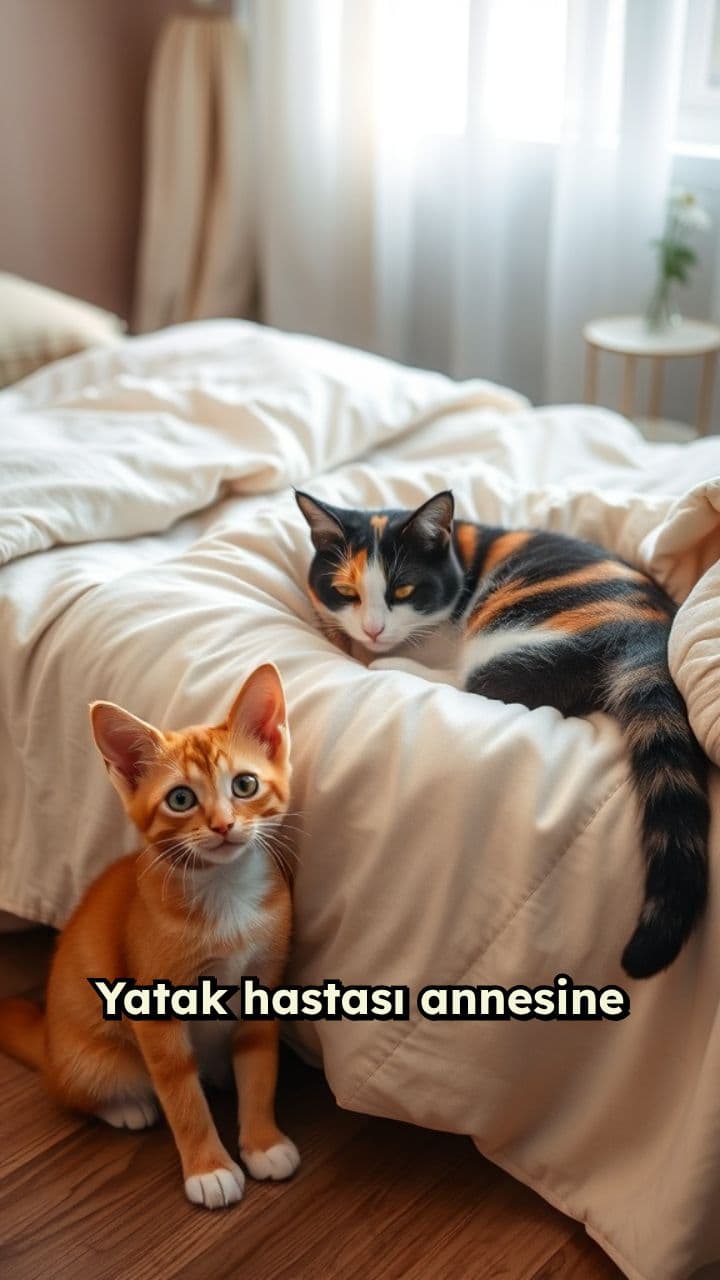 Küçük Kedinin Şefkatli Bakımı