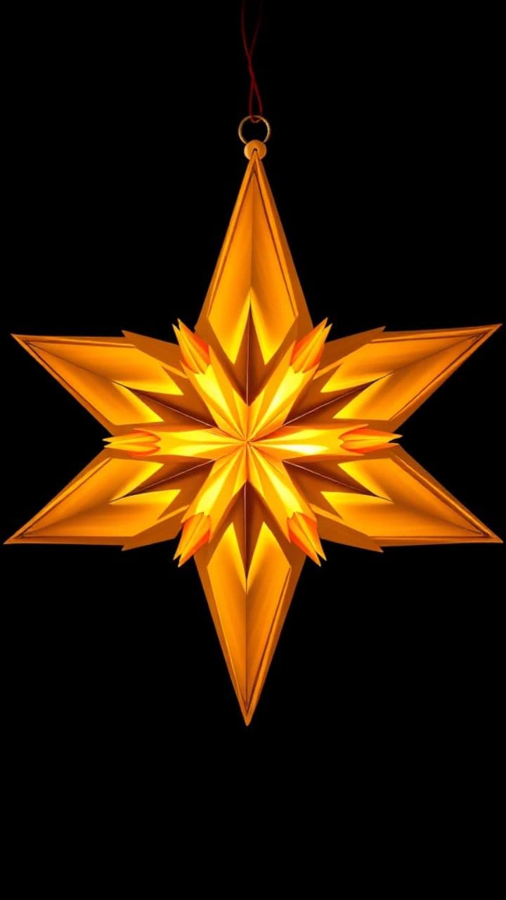 Rotating German Christmas Star