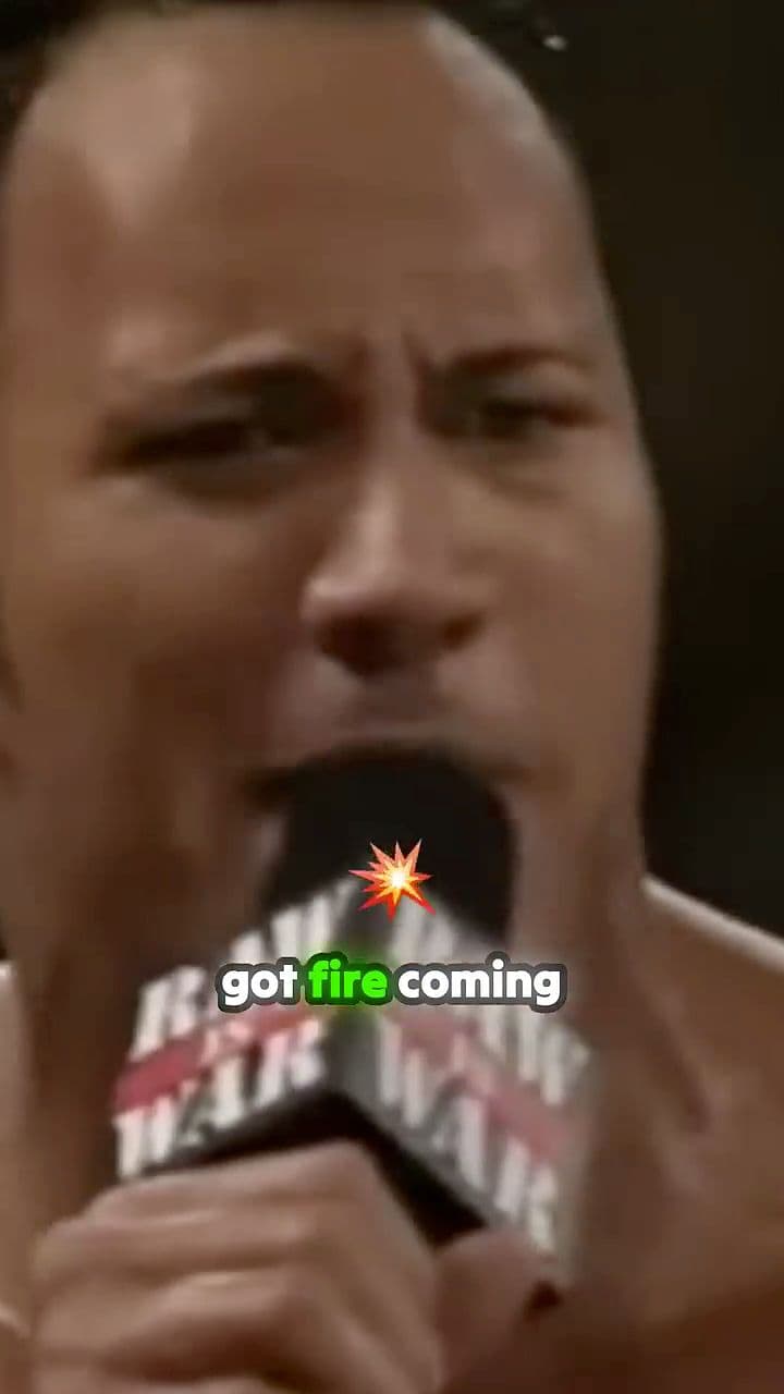 The Rock Mocks Kane's Entrance and Voice