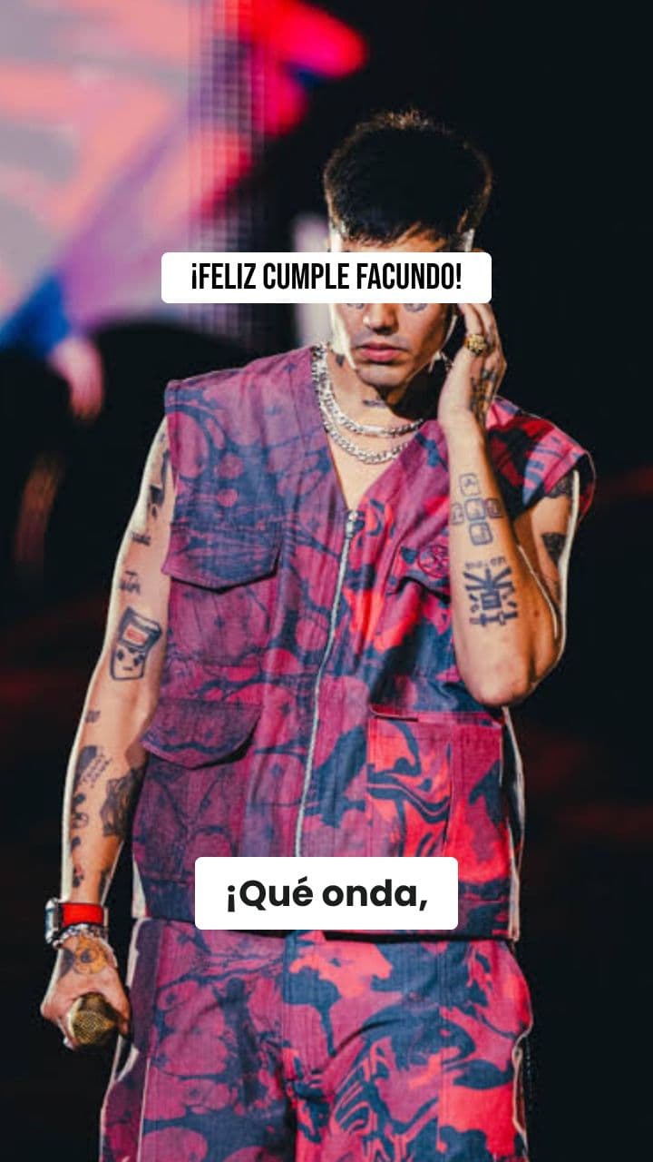 Cumpleaños de Facundo de parte de Luana