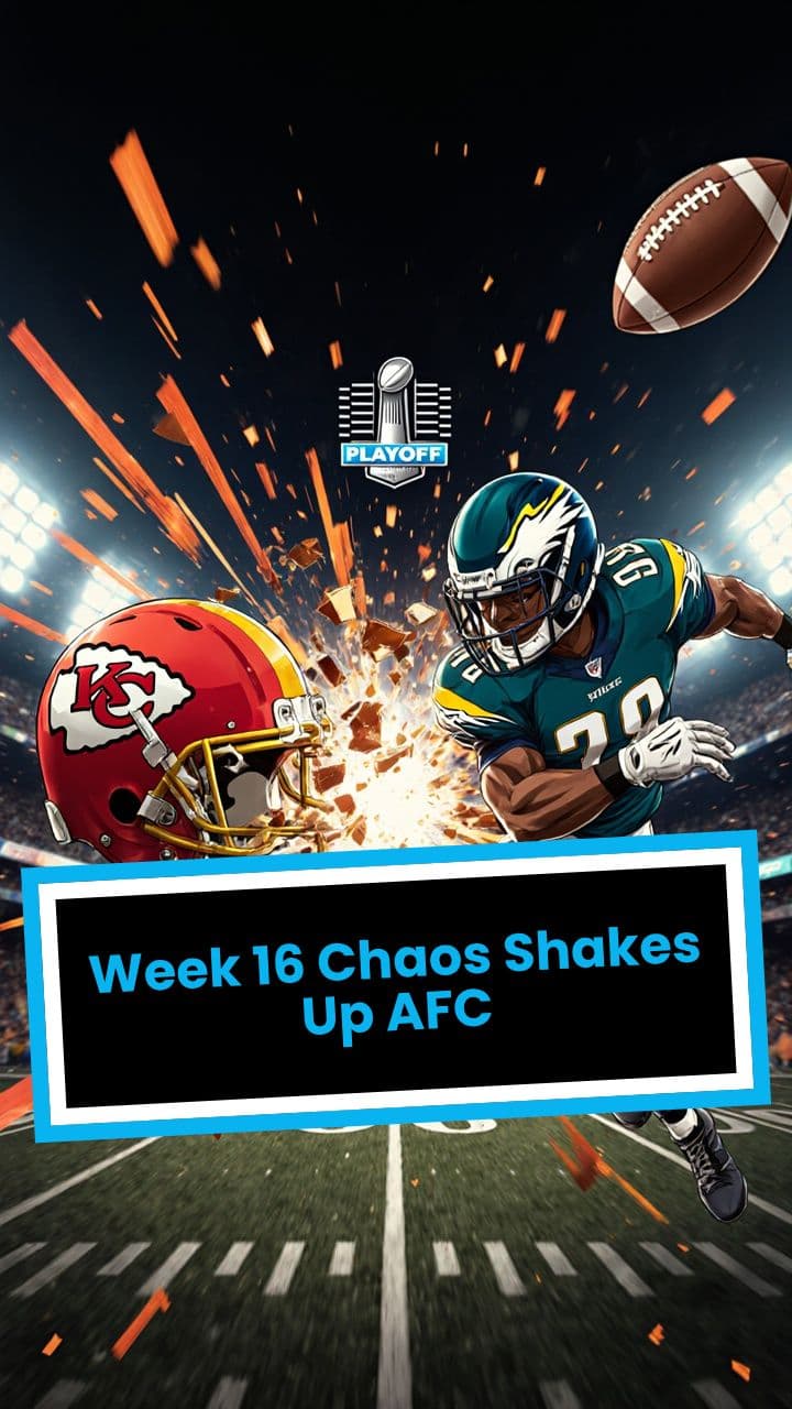 Week 16 Chaos Shakes Up AFC
