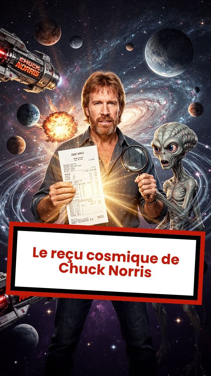 Le reçu cosmique de Chuck Norris