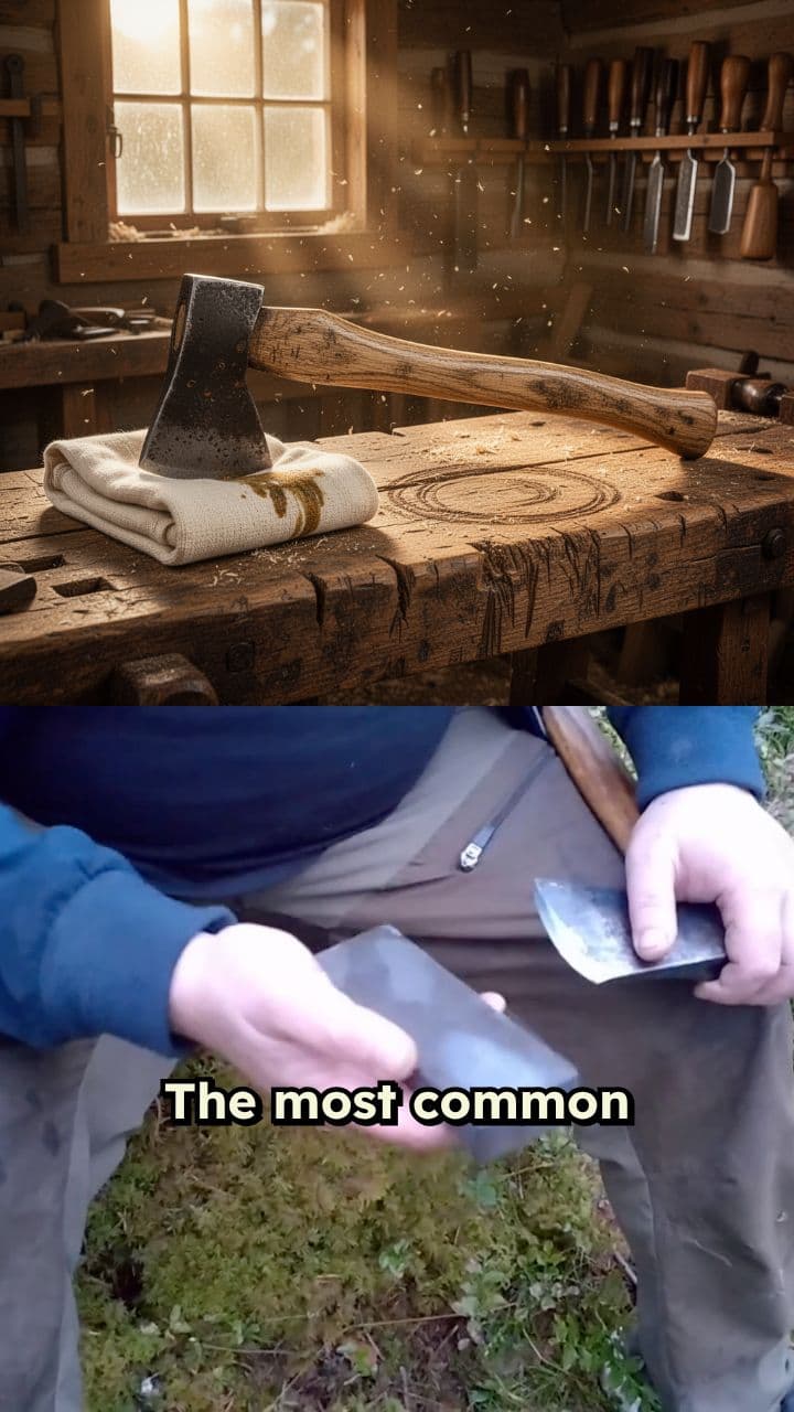 The Safest Way to Sharpen an Ax