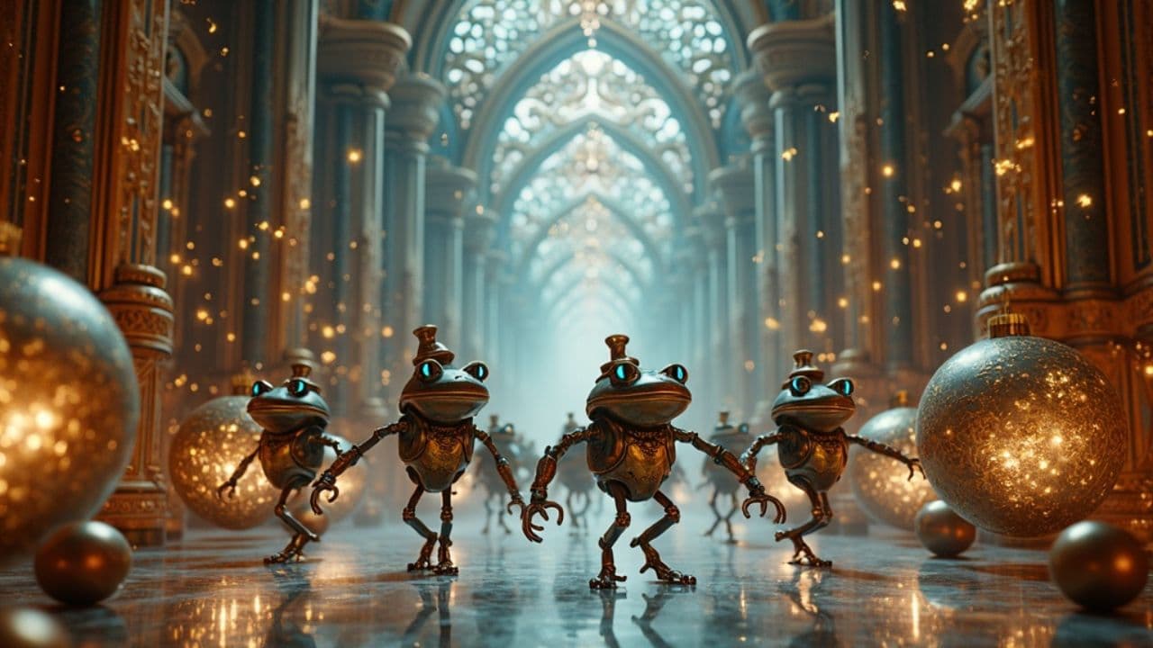 Happy Froggy Christmas and New Year