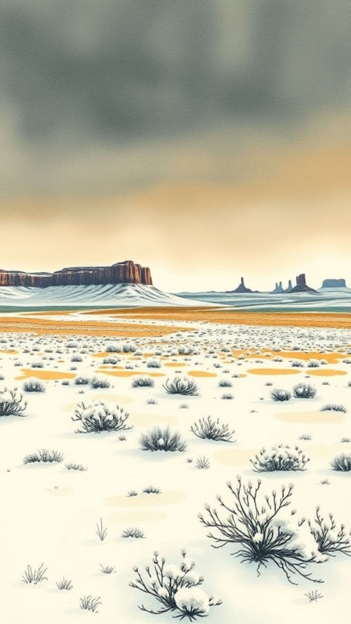 Coyote's Journey Through the Storm