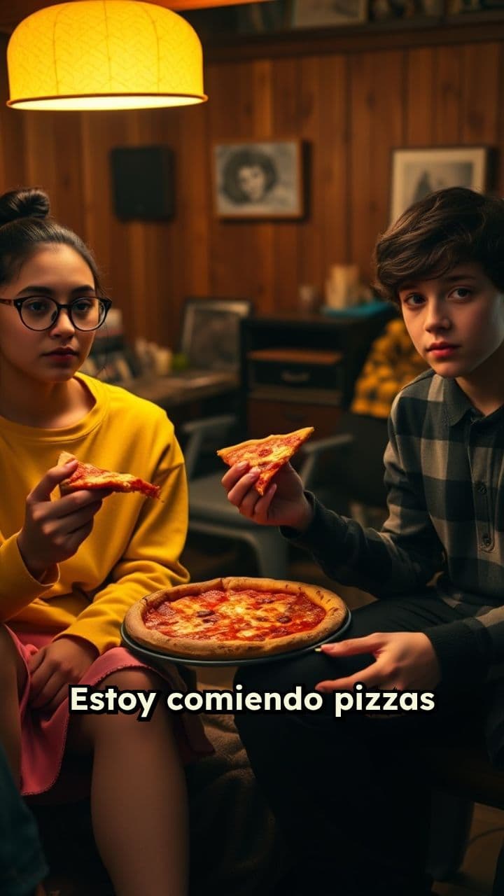Pizza con personajes de Stranger Things