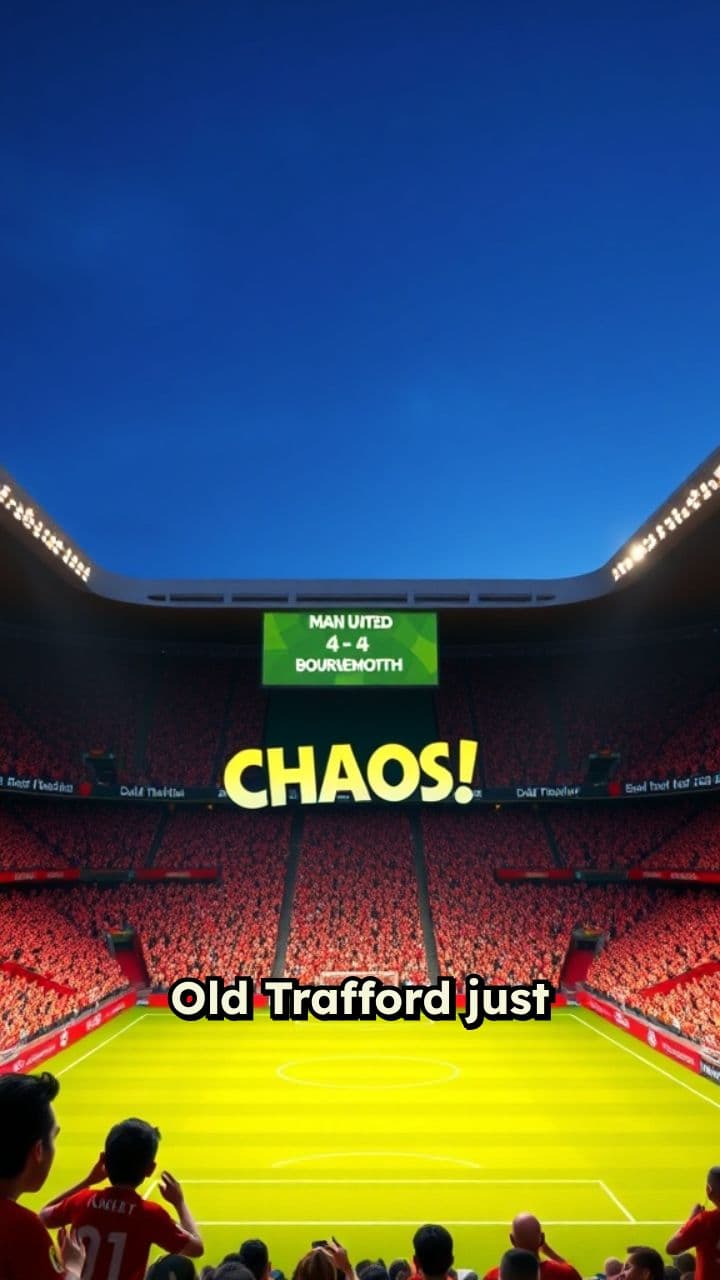 Thrilling 4-4 Draw at Old Trafford