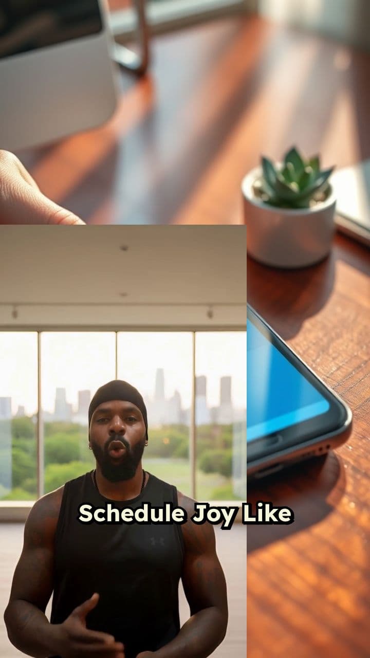 Schedule Joy in Your Calendar